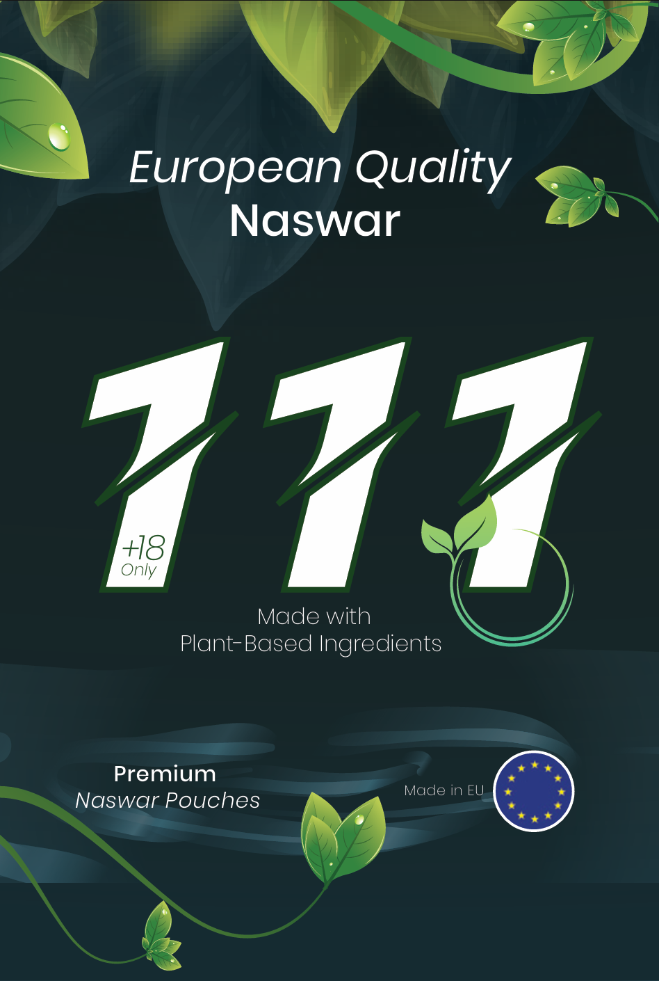 111 Naswar — European Quality, premium plant-based naswar pouches made in the EU